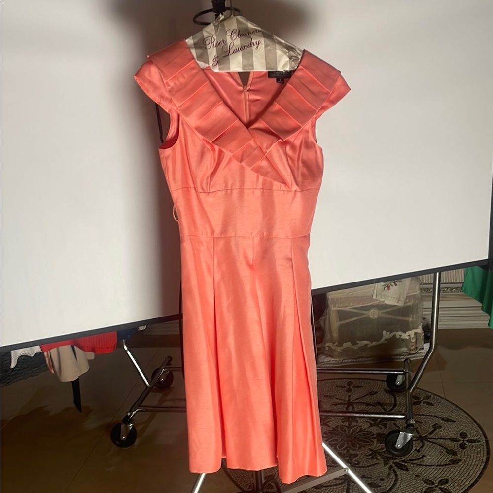 Elegant Coral Dress